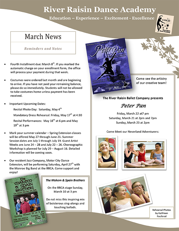 March 2013 RRDA Newsletter